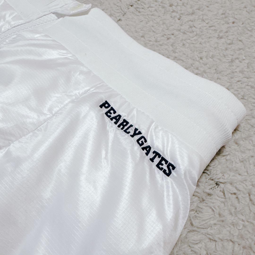 美品 パーリーゲイツ ダウンスカート リバーシブル カモフラ 防寒 2way