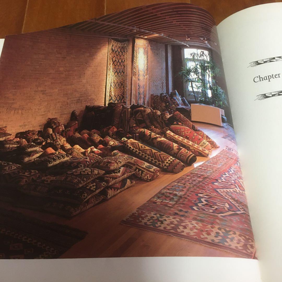洋書　Living with Kilims ペルシャ絨毯の本