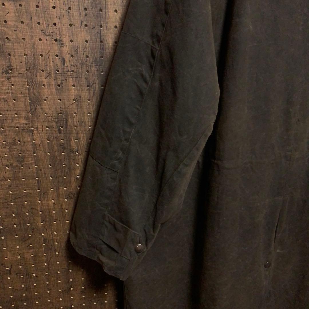 カナダ製　ダスターコート　オイルドジャケット　ドローバーコート　茶　rwm72