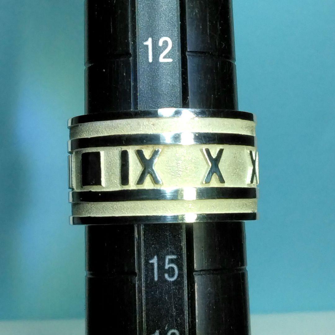 ティファニーアトラスワイドリング　14号　新品仕上げ　ほぼ無傷未使用に近い