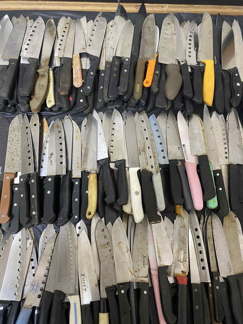 包丁いろいろ 300本大量まとめ売り 和包丁/ステンレス/果物ナイフ ジャンク品