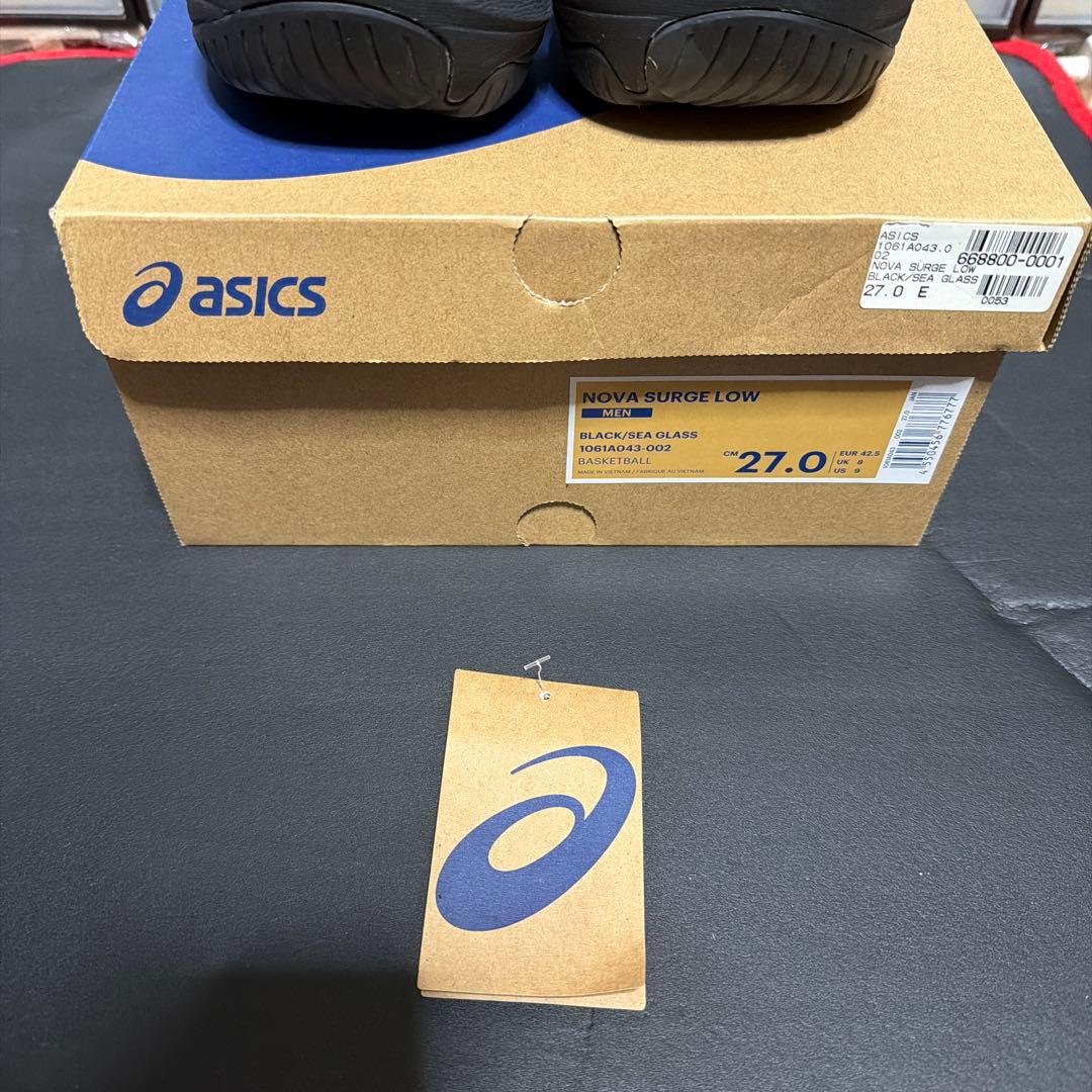 シューズ(男性用) asics NOVA SURGE LOW