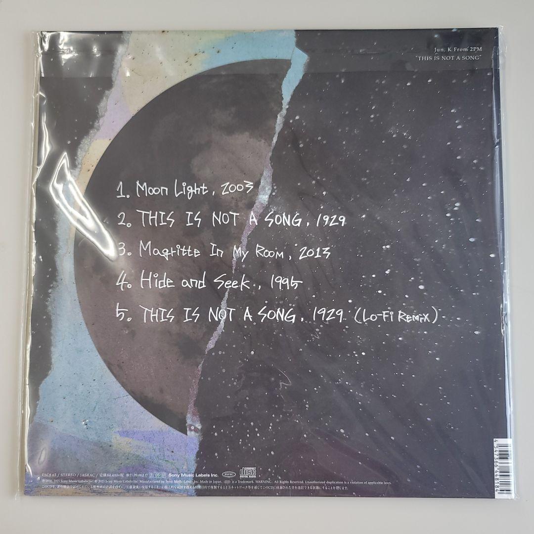 Jun.k『THIS IS NOT A SONG』完全生産限定盤【CD】