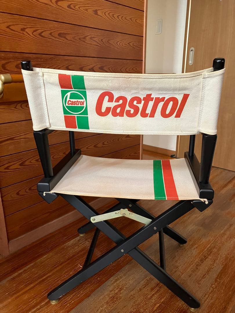 【最終価格！】稀少/ビンテージ/帆布/カストロール/ディレクターズチェア