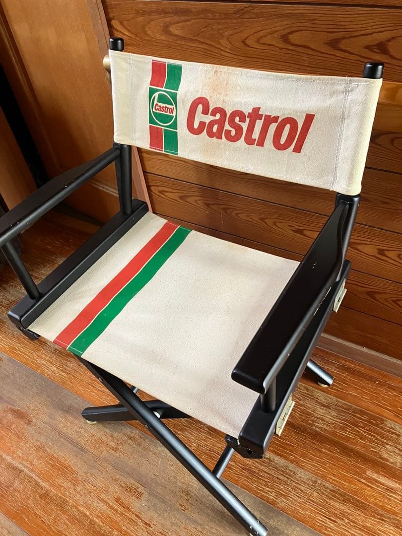 【最終価格！】稀少/ビンテージ/帆布/カストロール/ディレクターズチェア