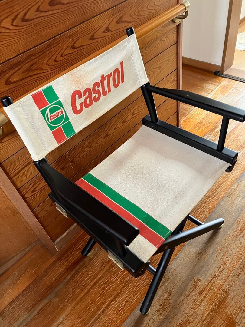 【最終価格！】稀少/ビンテージ/帆布/カストロール/ディレクターズチェア