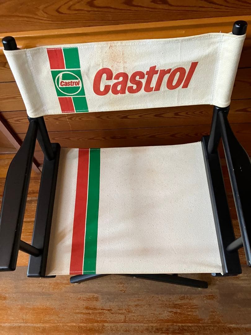 【最終価格！】稀少/ビンテージ/帆布/カストロール/ディレクターズチェア
