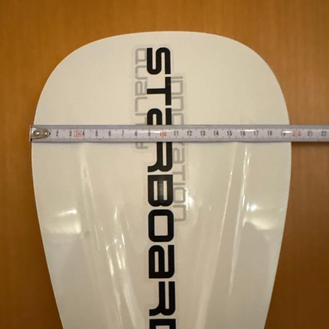 STARBOARD スターボード★パドル　ハイブリッドカーボン白×黒　引取手渡し