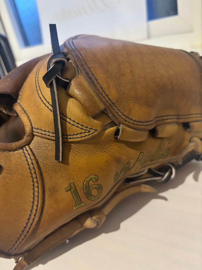 キ*プ様 Mizuno 硬式グローブ サイズ16 茶色