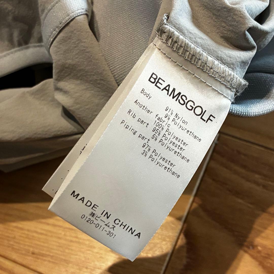 新品☆ビームスゴルフ　B.G.THREE ベンチレーションピステ　グレー　M
