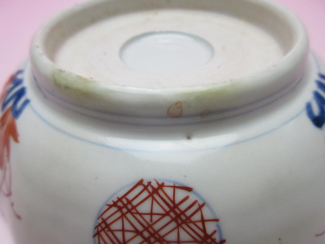 錦手 鳥紋 なます皿 5客 TN A 70816