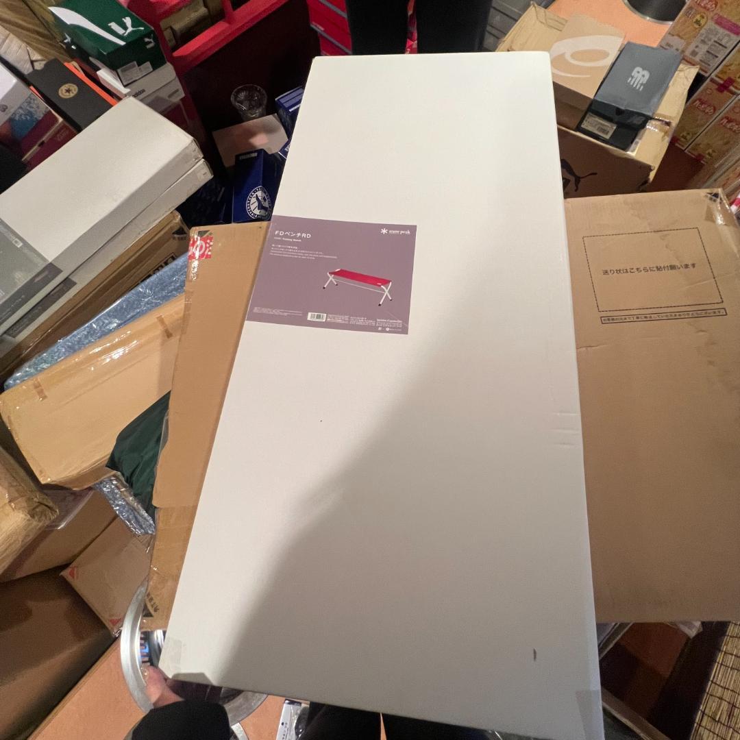 最終値下げ【新品】スノーピーク FD ベンチ RD レッド LV-071RD