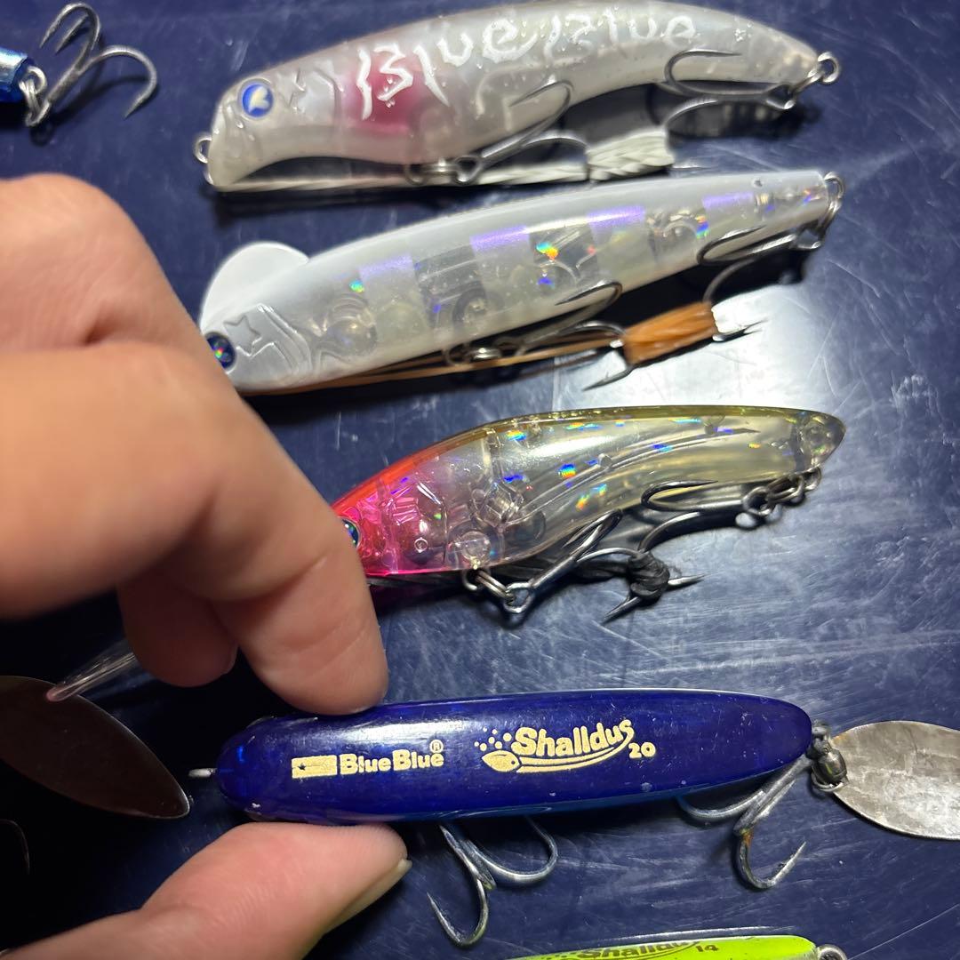 BlueBlueルアーセット　10個　ケース付