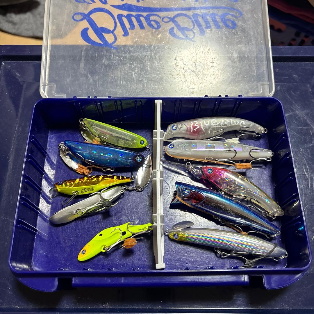 BlueBlueルアーセット　10個　ケース付