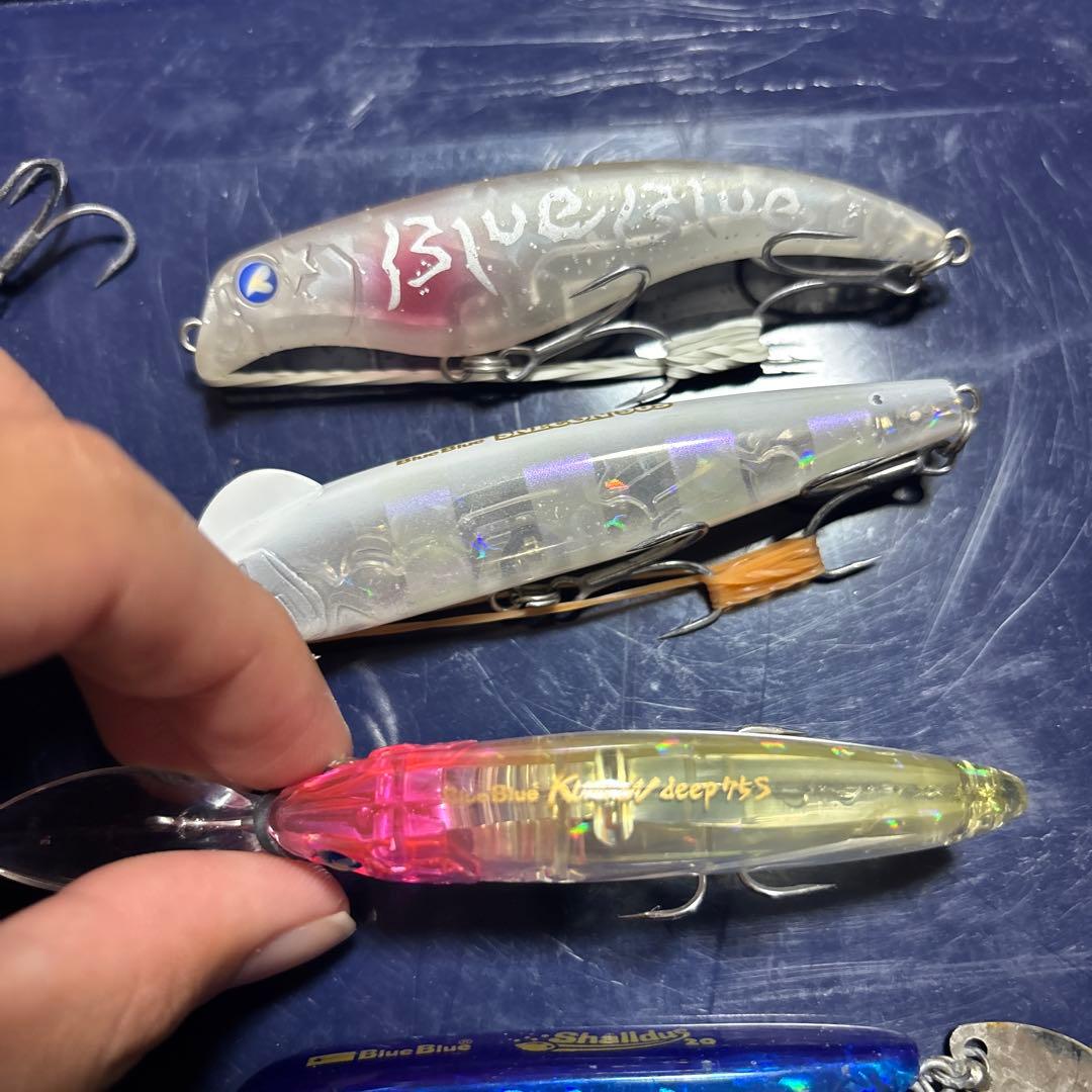 BlueBlueルアーセット　10個　ケース付