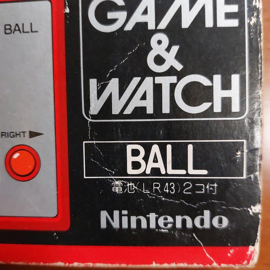 任天堂 GAME & WATCH BALL 1980年初期版 電池蓋なし