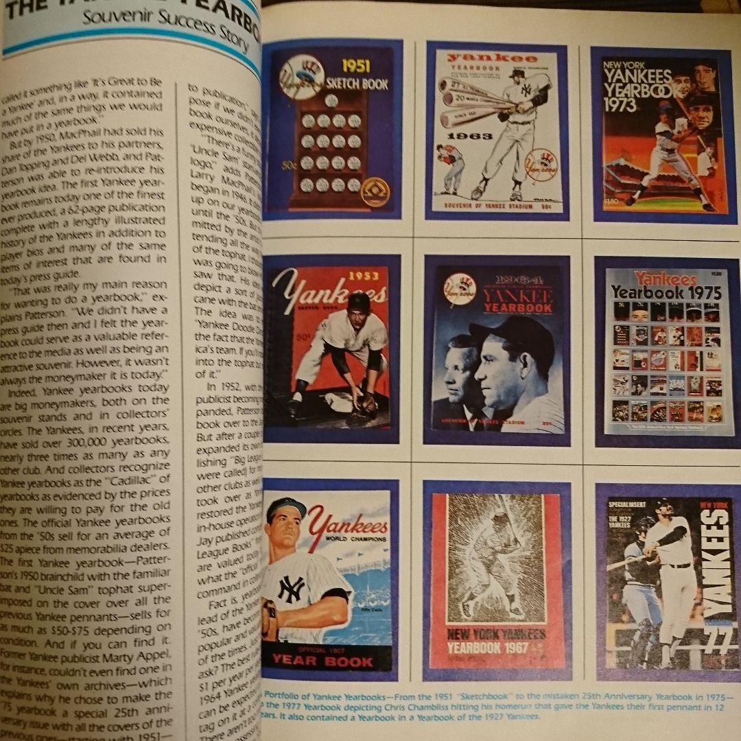 洋書 NewYork YANKEES 1984 oficial yearbook