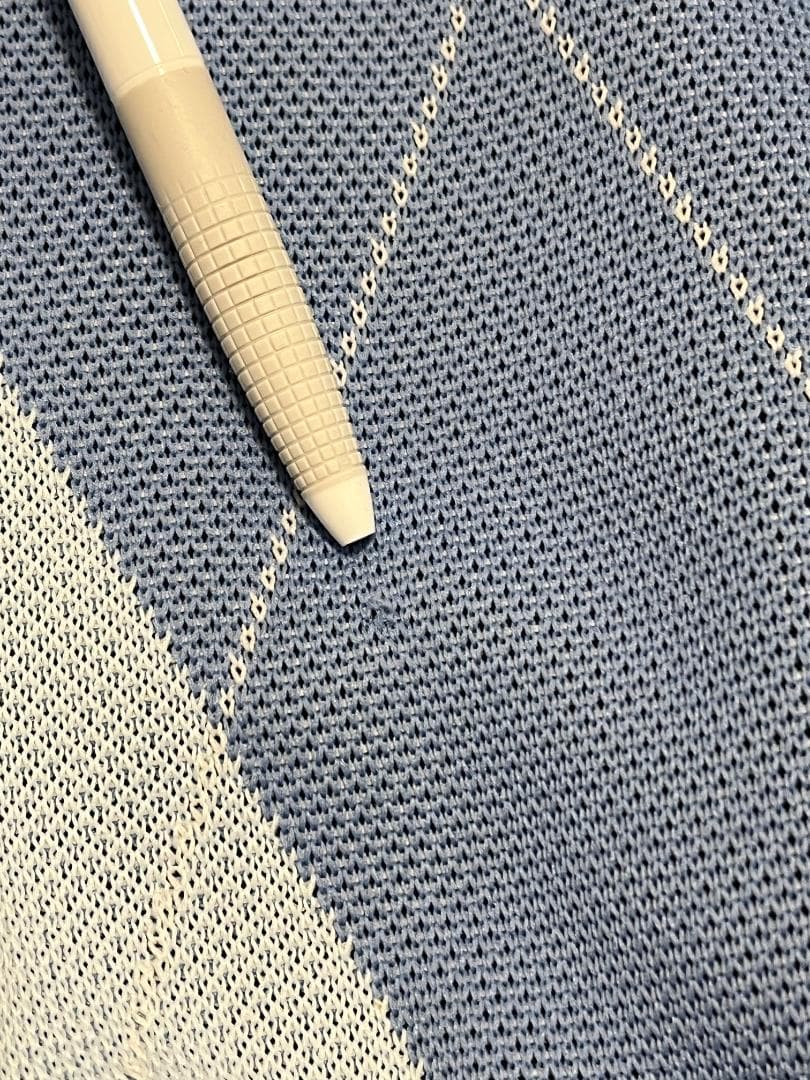 【春ゴルフ】23区GOLF 防風長袖ジャケット M アーガイル ゴルフウェア