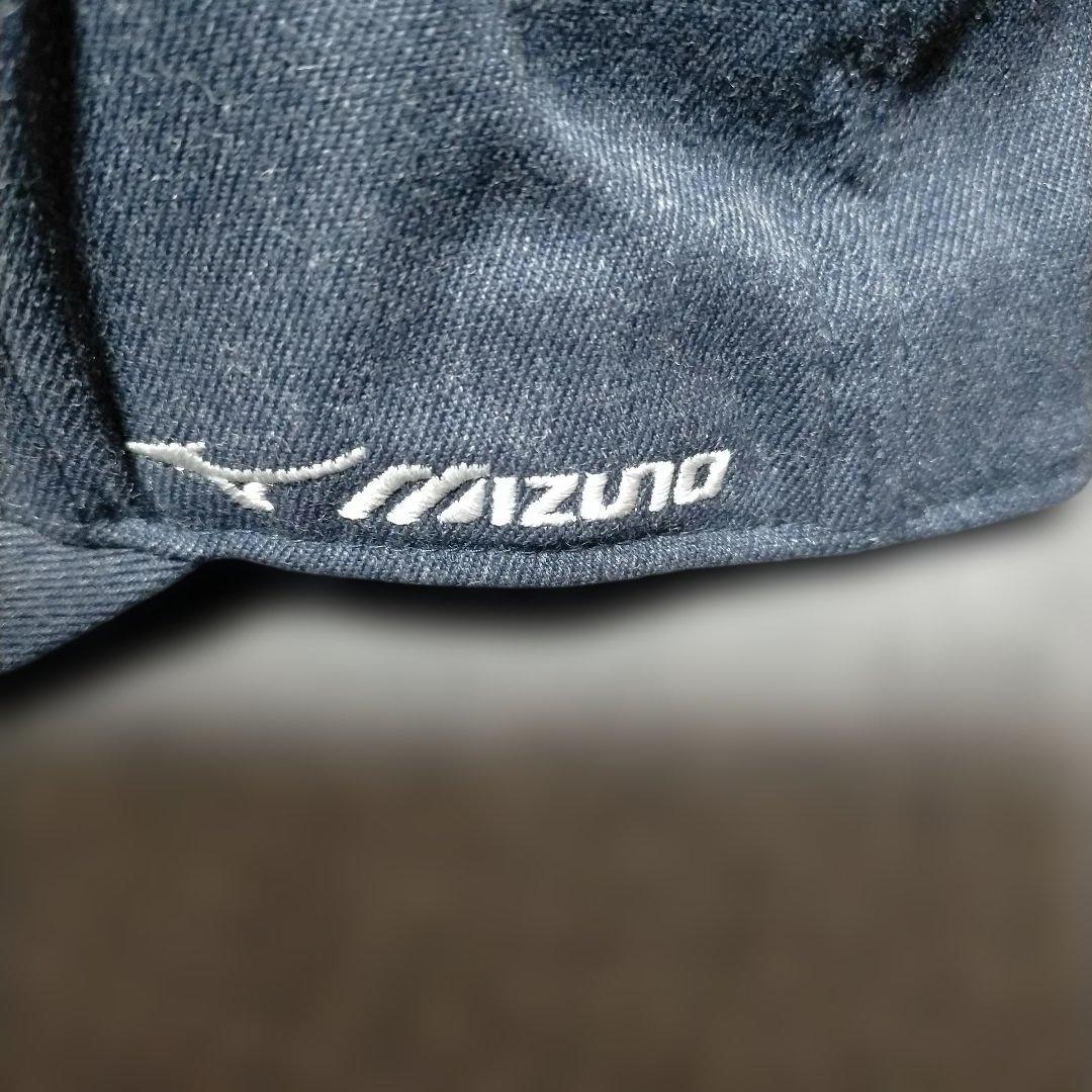 ★Mizuno ダイヤモンド　スナップバック帽子　ネイビー&レッド★