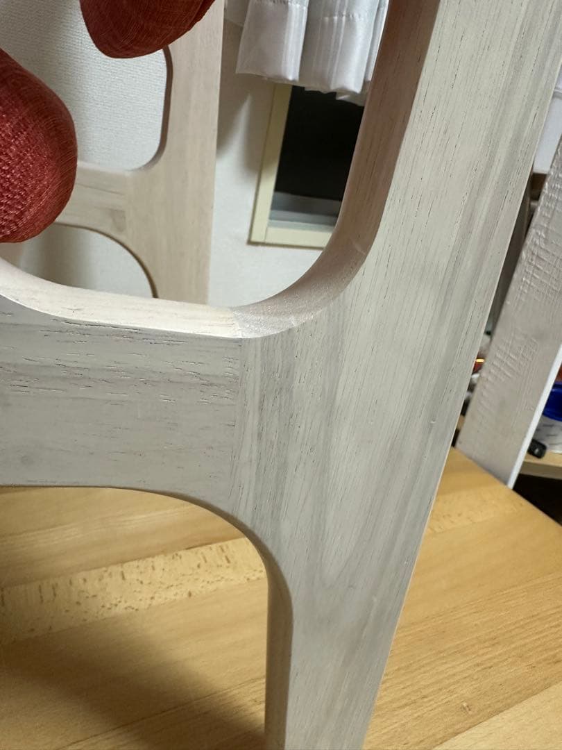 人気　リビングダイニング1人用チェア　リラックスワイド　オレンジ