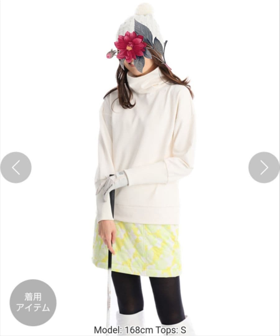 【新品タグ付】ANSUNESS♡袖リブ切替裏微起毛オーバーサイズカットソー　M