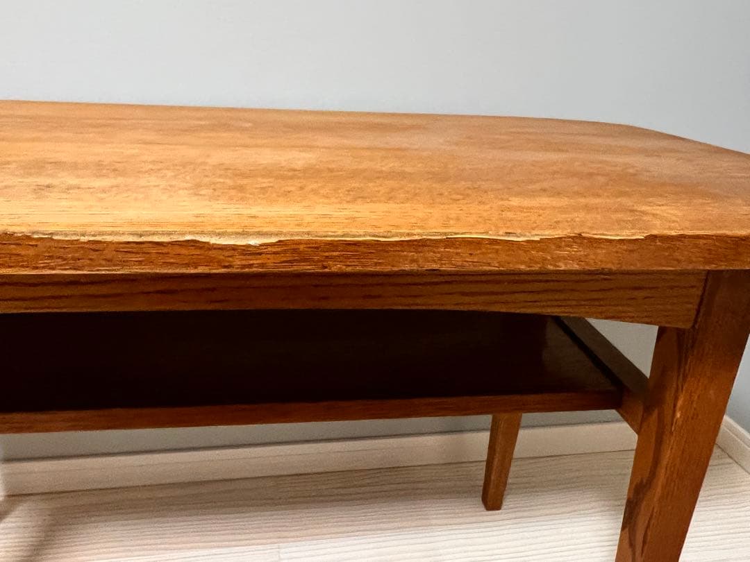 木製カフェテーブル 下棚付き　Unico  クルト