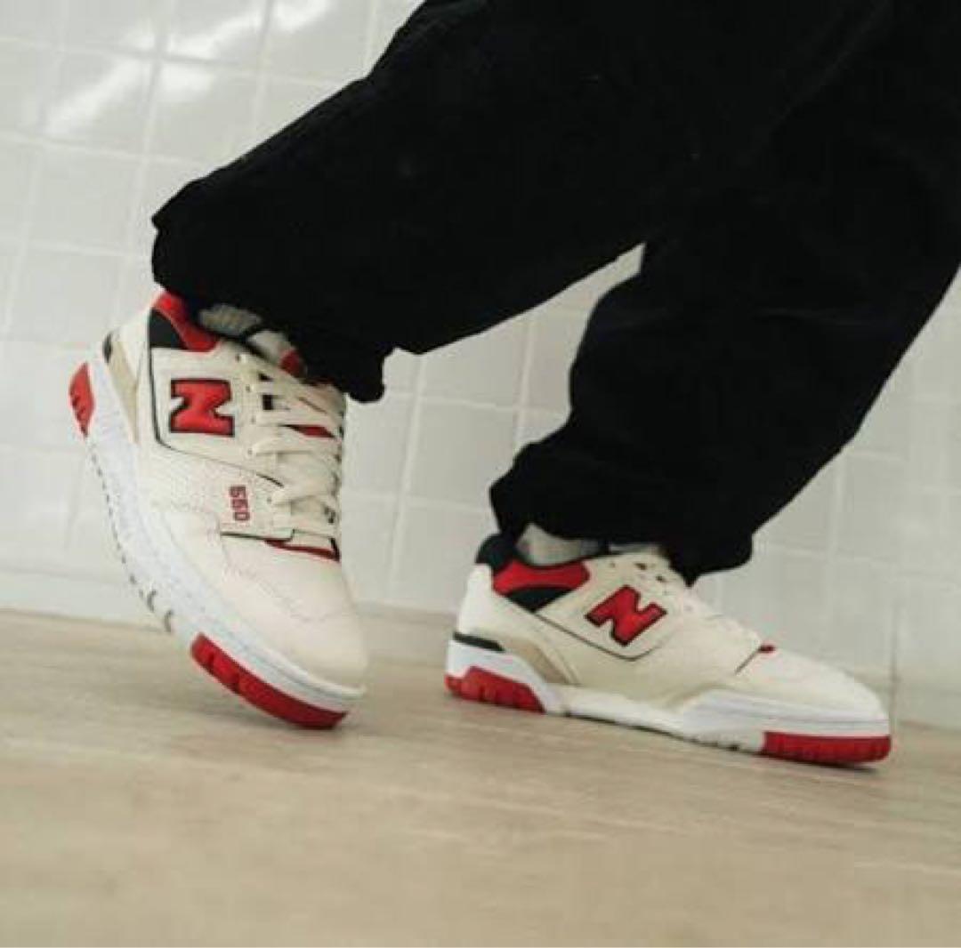NEW BALANCE BB550VTB シーソルト トゥルーレッドホワイト
