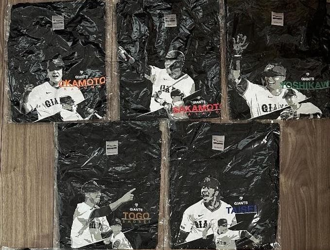 【全て未開封】Club Giants Tシャツ 2025 コンプ5枚セット