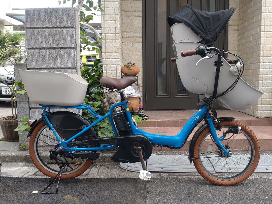 配送可★直接引渡可★カスタム【ヤマハパスキス】電動アシスト自転車★子供乗★充電器