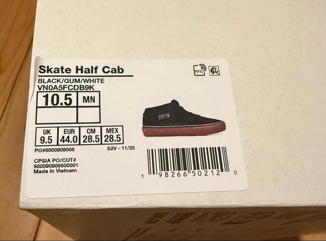 VANS バンズ ハーフキャブ HALF CAB ガムソール US企画 送料込