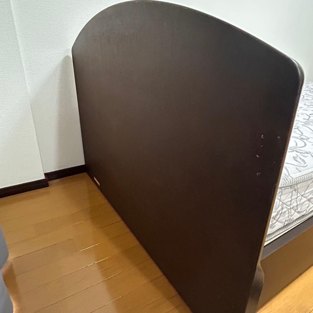 【美品✨】フランスベッド　シングル　マットレス　ベッドフレーム付き