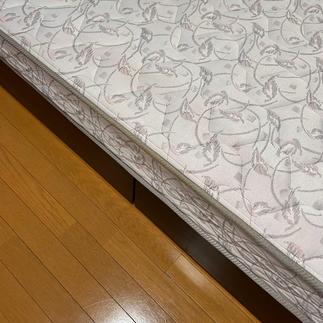 【美品✨】フランスベッド　シングル　マットレス　ベッドフレーム付き