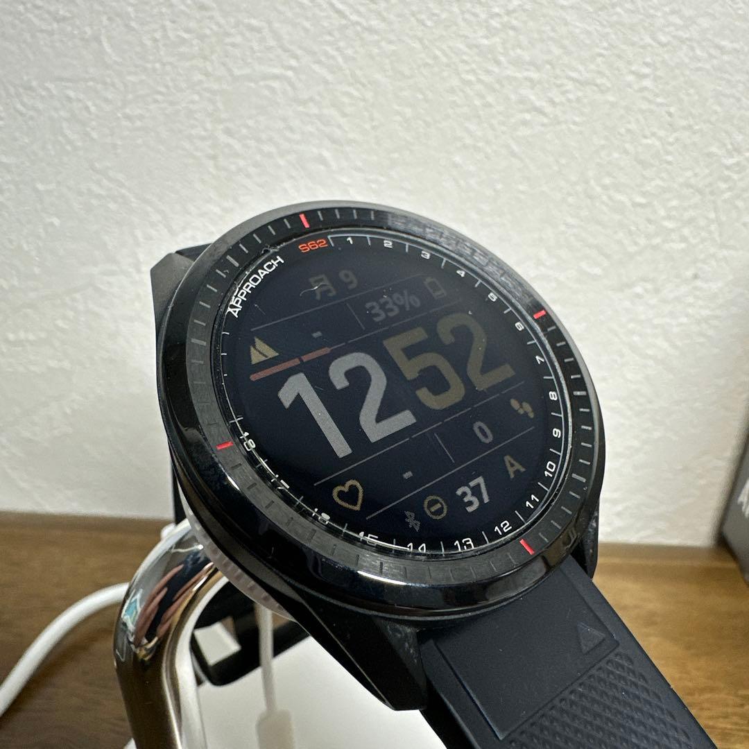 GARMIN GPSゴルフウオッチ APPROACH S62 充電スタンド付き