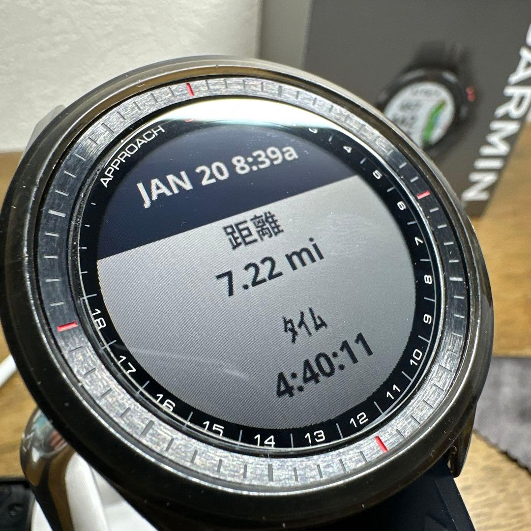 GARMIN GPSゴルフウオッチ APPROACH S62 充電スタンド付き