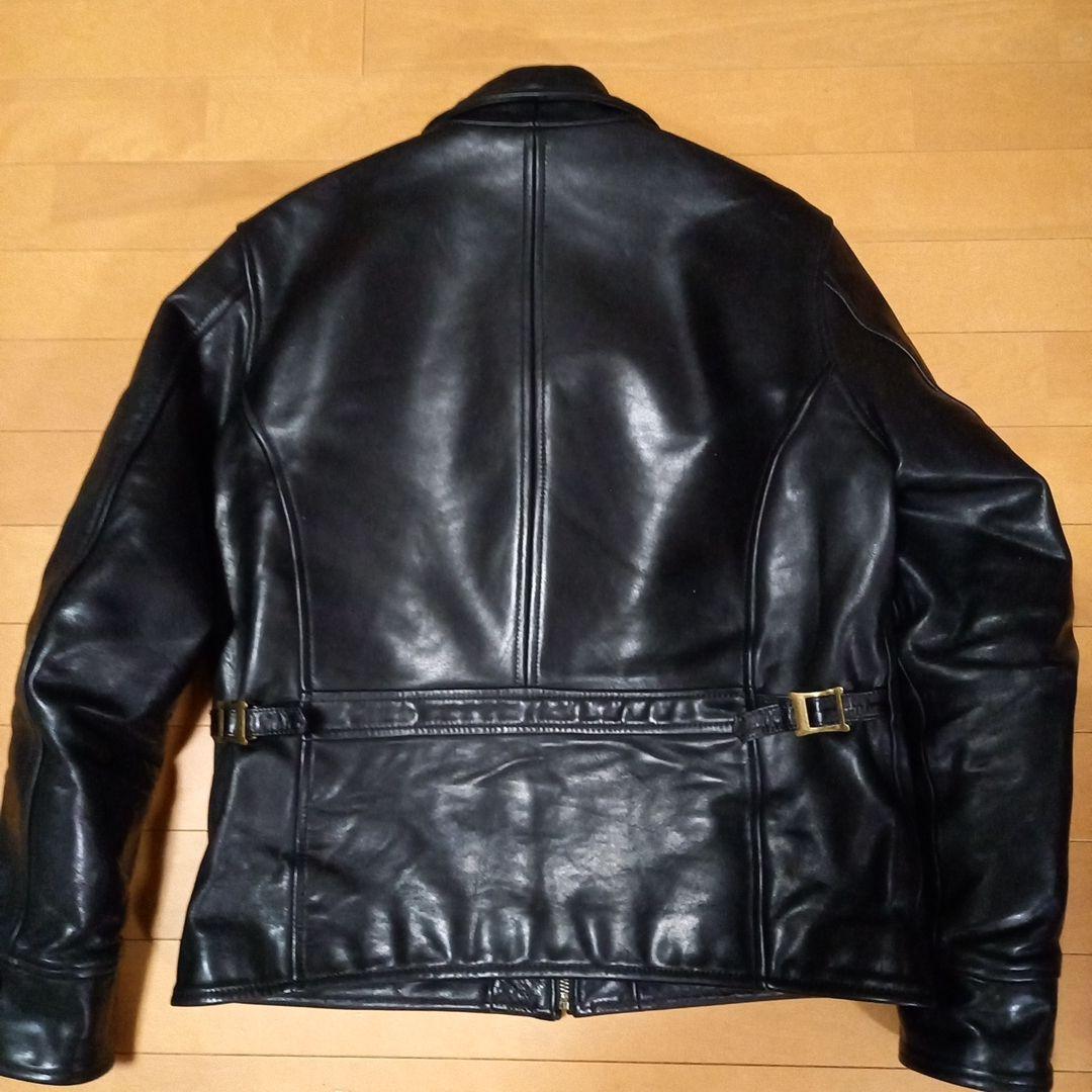 SKULL FLIGHT レザー スポーツジャケット 馬革