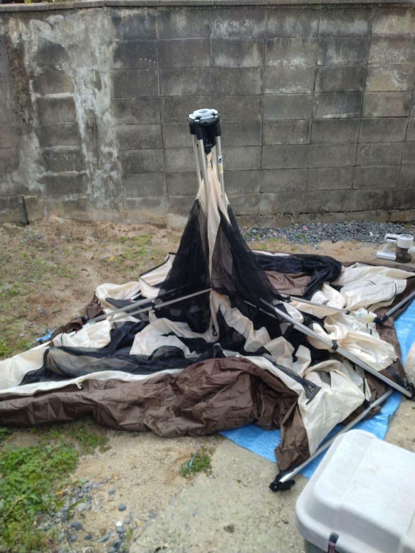 Kanggogo ワンタッチゴムテント ４人～6人 グランドシート付き