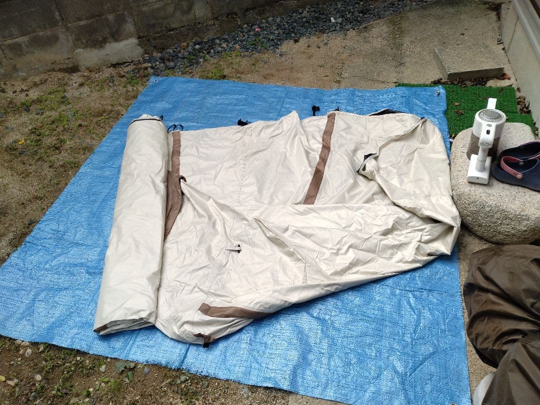 Kanggogo ワンタッチゴムテント ４人～6人 グランドシート付き