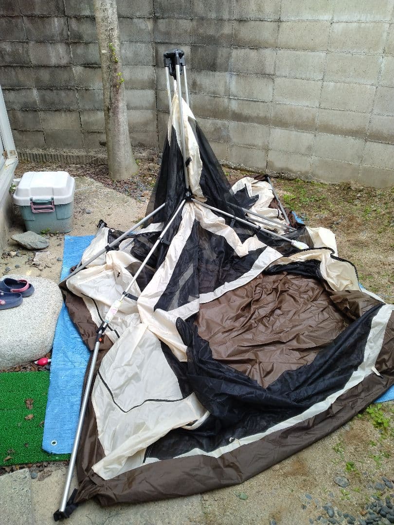 Kanggogo ワンタッチゴムテント ４人～6人 グランドシート付き