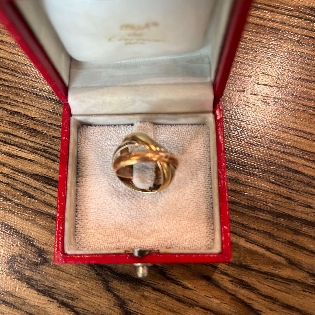 Cartier 3連リング must de Cartier サイズ51 割れあり