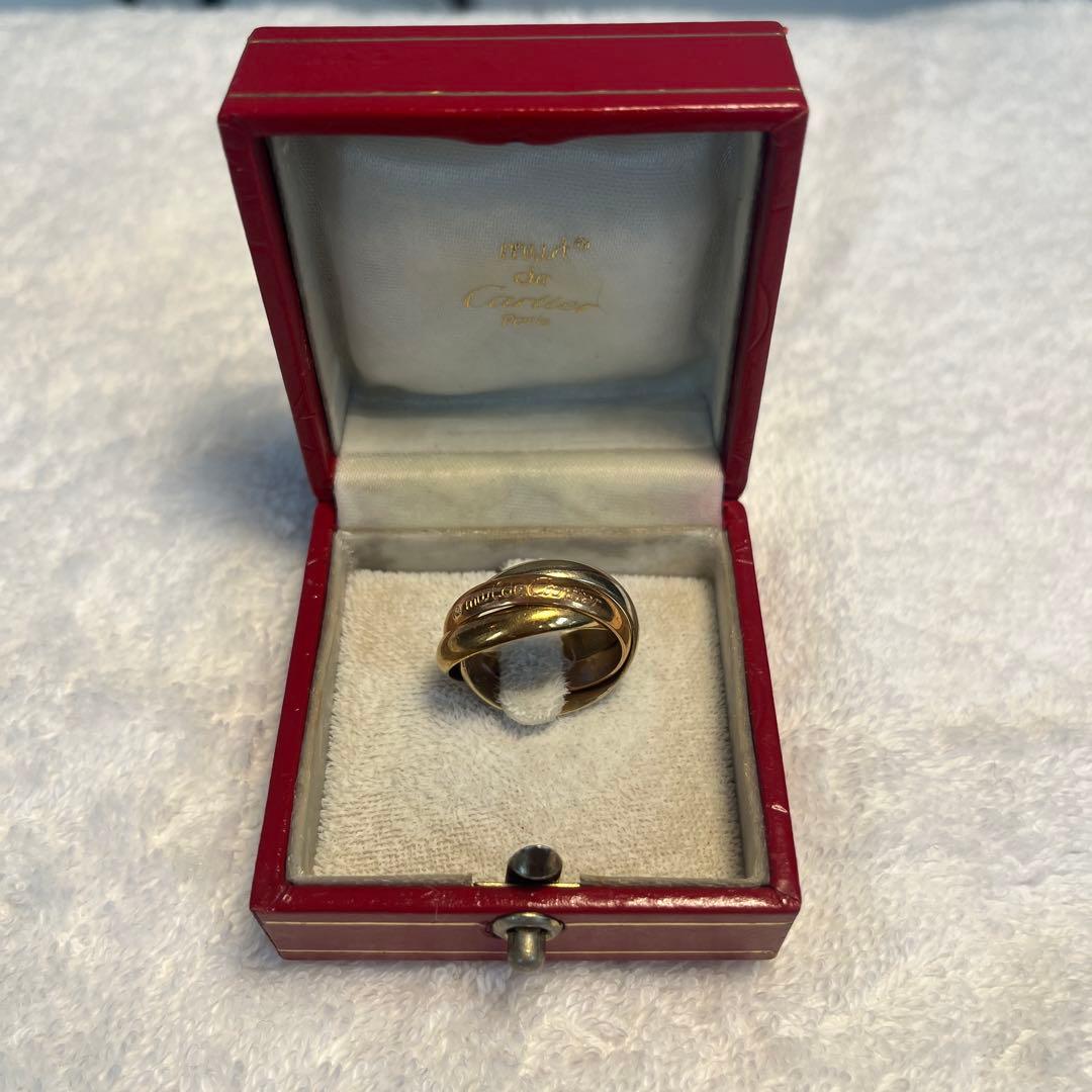 Cartier 3連リング must de Cartier サイズ51 割れあり