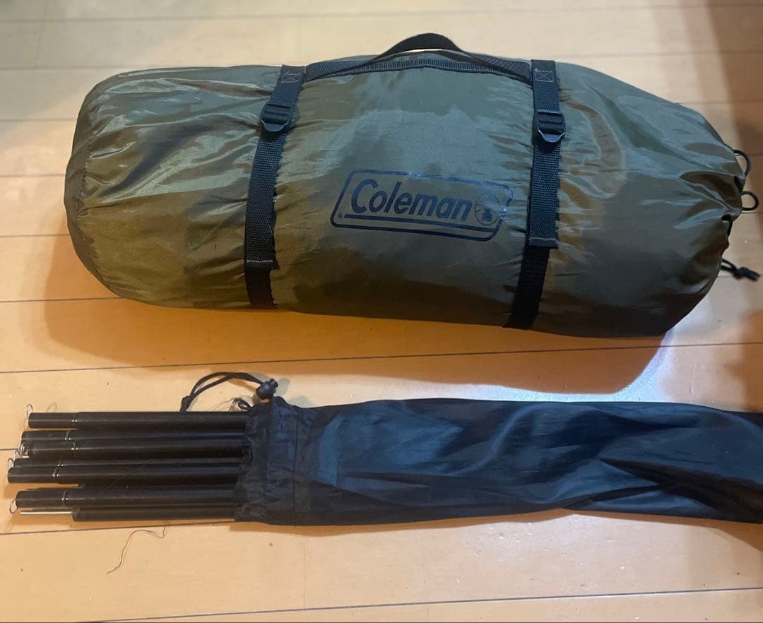 コールマン　アテナワイドツーリング130 ドームテント★キャノピーポール2本付き