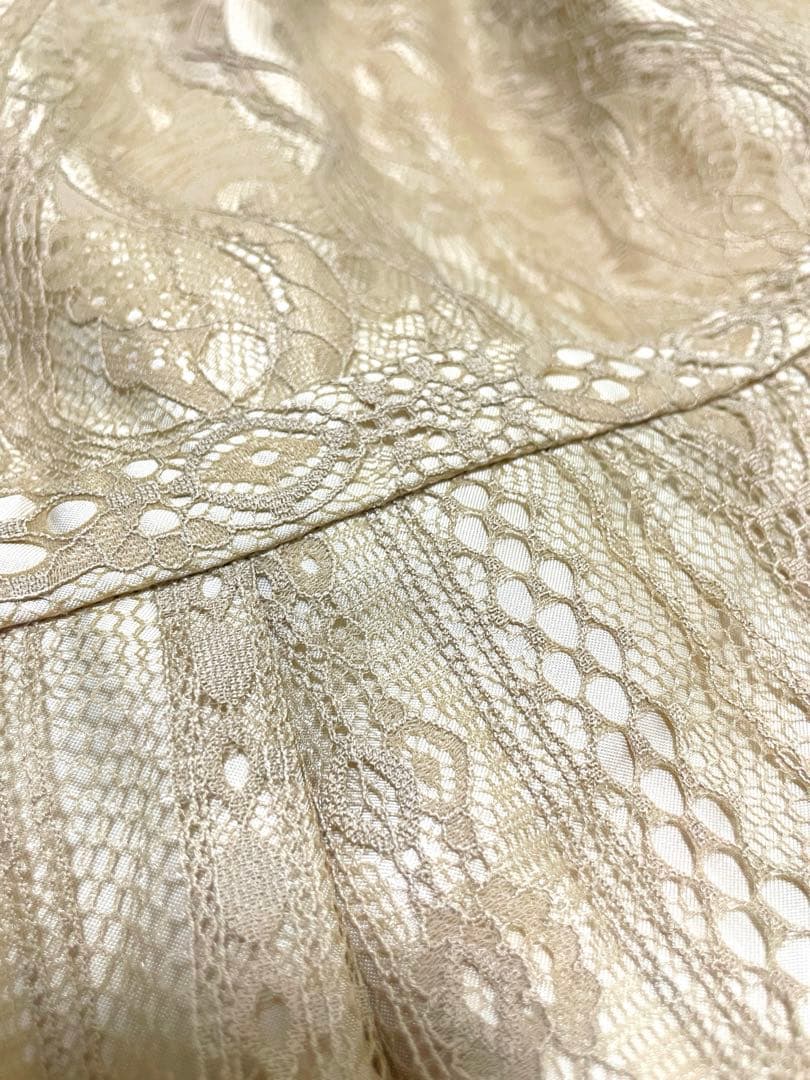 ゆう 新品　リルアー　ドリードール　総レース　スカラップドレス