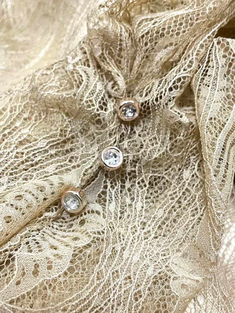 ゆう 新品　リルアー　ドリードール　総レース　スカラップドレス