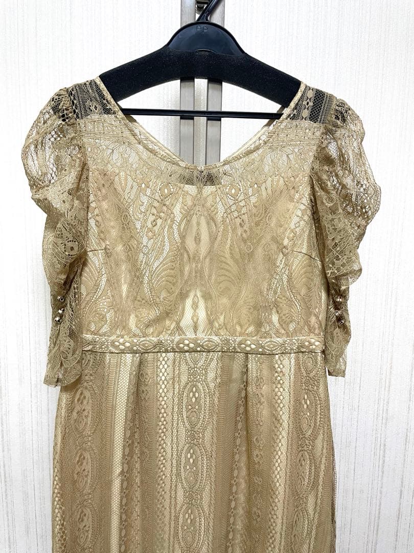 ゆう 新品　リルアー　ドリードール　総レース　スカラップドレス