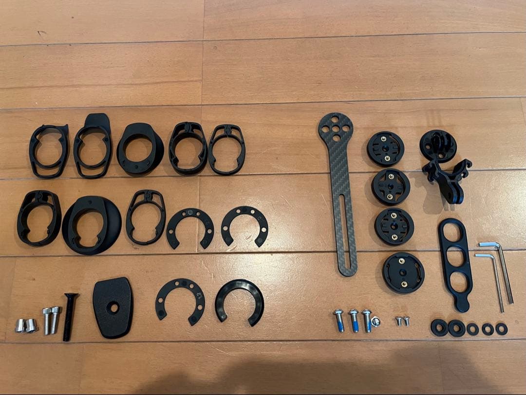 ロードバイク　一体型　カーボン　エアロ　ドロップハンドル 380-90mm