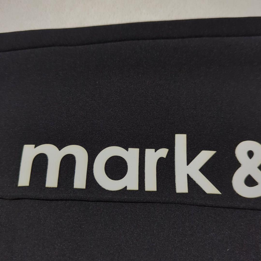 MARK&LONA 2025年モデル 太ももロゴ ストレッチパンツ 黒