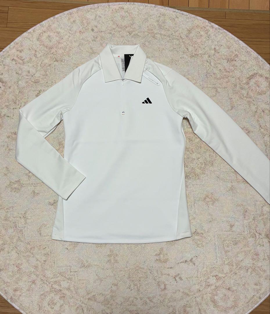 【新品 L】アディダスゴルフ 上下セット 保温ハーフジップ＆裏起毛スカート