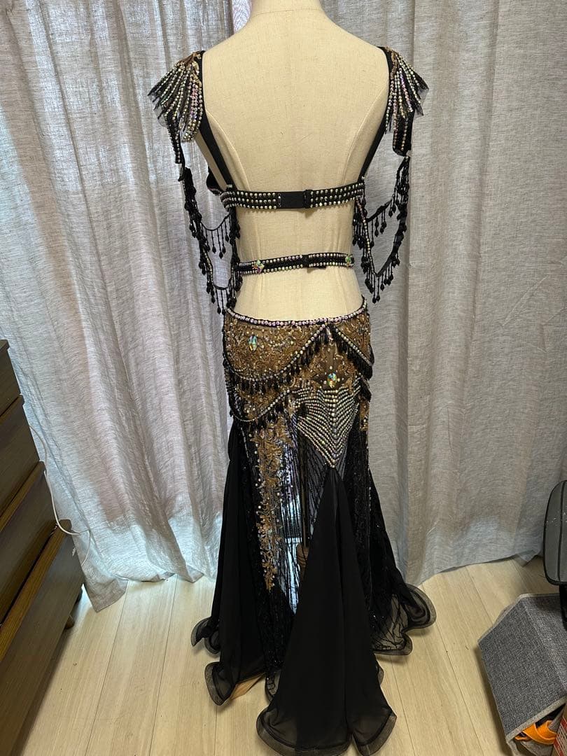 ゴージャスブラックベリーダンス衣装 オーダーメイド