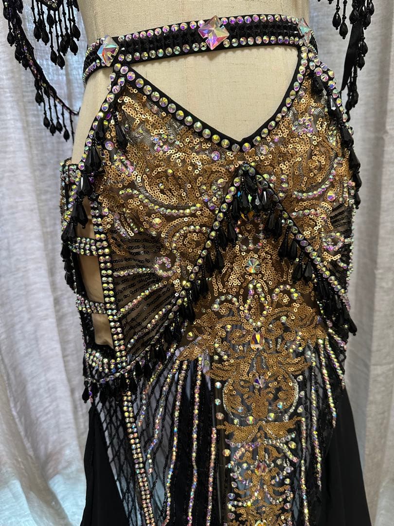 ゴージャスブラックベリーダンス衣装 オーダーメイド