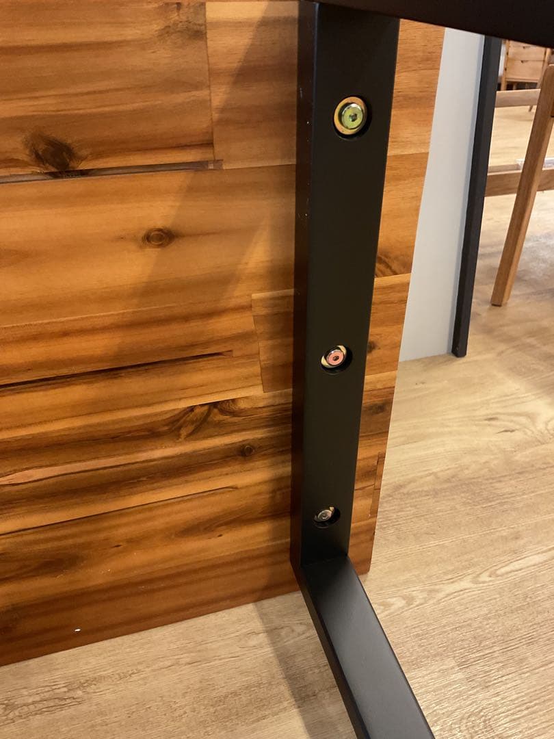 協立工芸　ジャック110 アカシア材　ブラック脚　新品